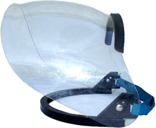 Ultime version de la visière de protection. Ultime version de la visière de protection.