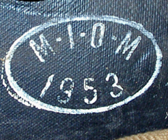 M.I.O.M 1953. M.I.O.M 1953.