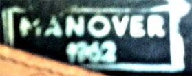 MANOVER 1962. MANOVER 1962.