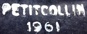 PETITCOLLIN 1961. PETITCOLLIN 1961.