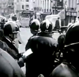 Officier de paix, mai 1968. Officier de paix, mai 1968.