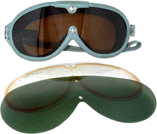 Différents verres interchangeables.