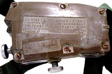 Switchbox, détail des marquages.