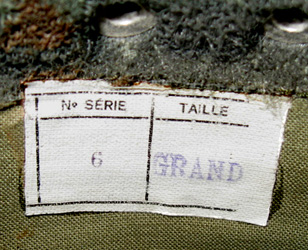 Etiquette de présérie.