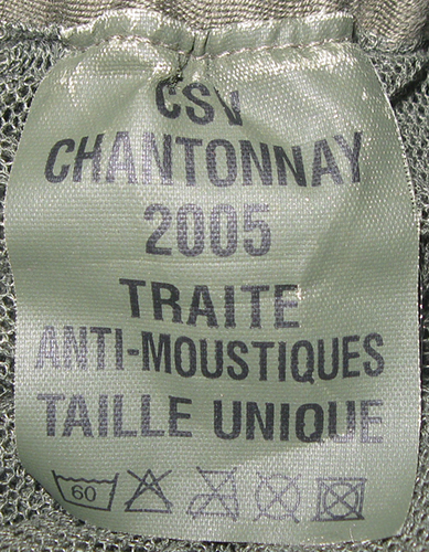 Etiquette du fabricant. Etiquette du fabricant.