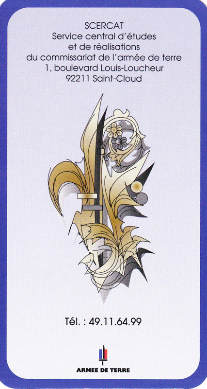 Fascicule du S.C.E.R.C.A.T. - Arm&eacute;e de terre.