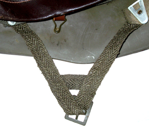 Mode d'attache de la jugulaire.