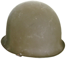 Peinture liégée kaki.