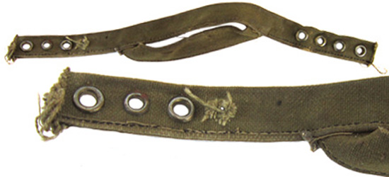 Mentonnière en bache.