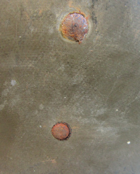 Rivets de remplacement plus petits.