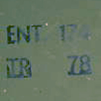 Marquage ENT-174 1978.