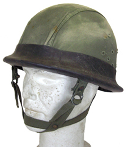 Mle 56, capuche Mle 64 satin 300 vert armée.