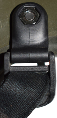 Fixation par écrou. Fixation par écrou.