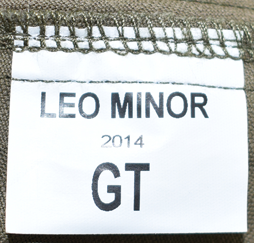 Étiquette fabricant.