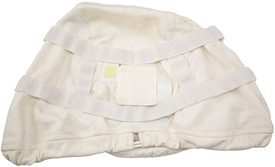 Vue à plat, envers/revers.