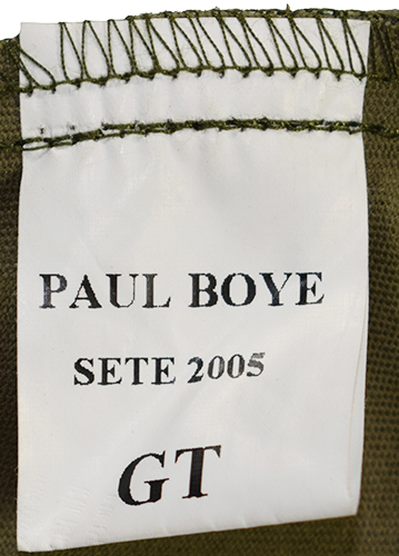 Étiquette du fabricant.