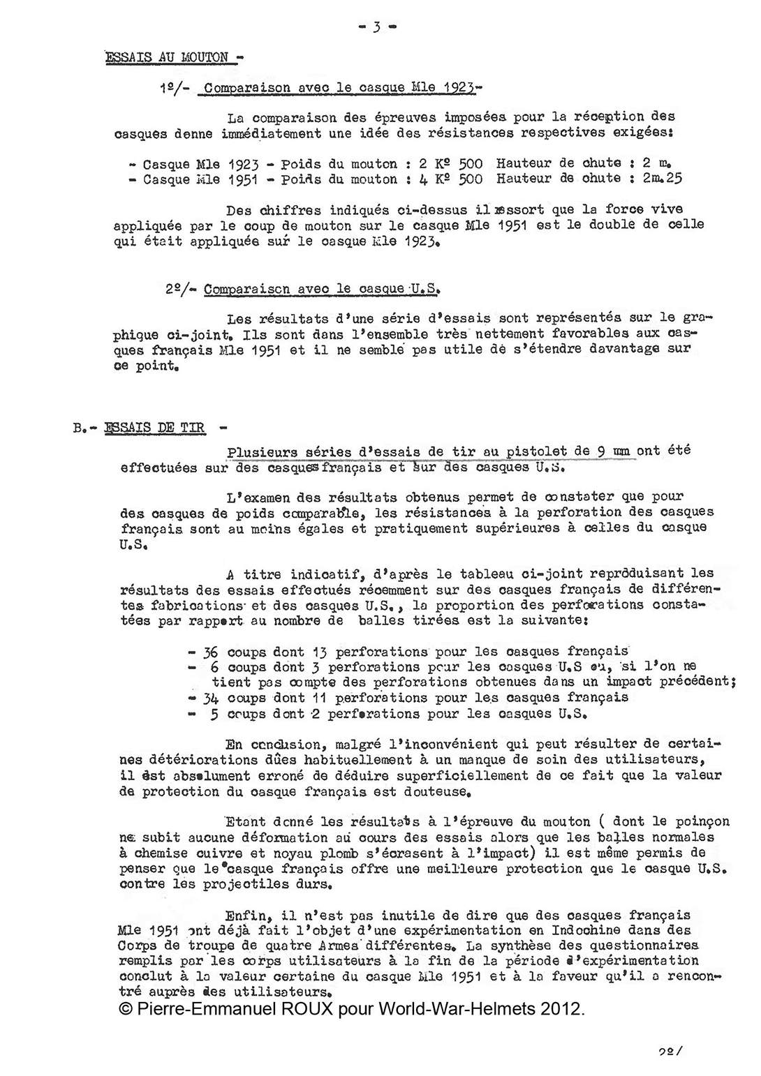 Nomenclature et caractéristiques techniques.