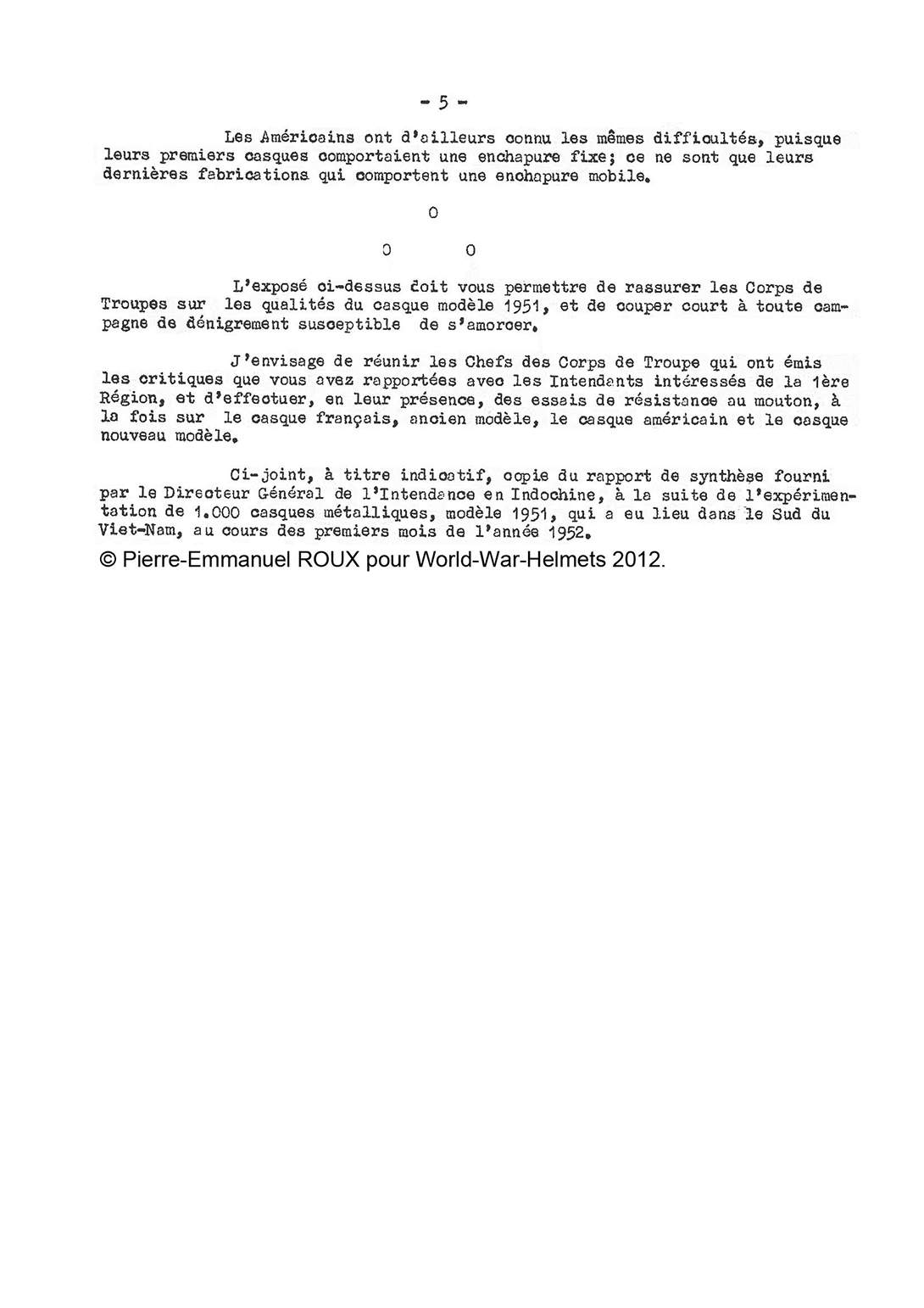 Nomenclature et caractéristiques techniques.