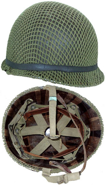 Casque US M-1 utilisé en Indochine.