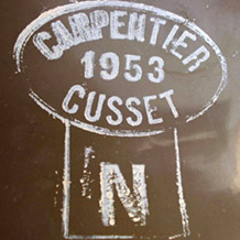 Carpentier Cusset 1953.