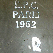 EPC Paris 1952.