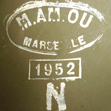 MAMOU Marseille 1952.