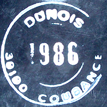 Tampon de F1 utilisé en 1986 pour la Gie..