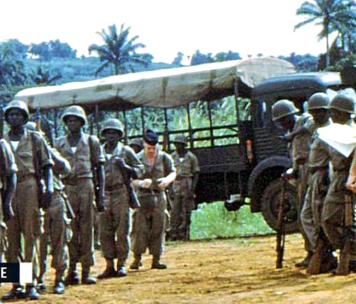 Casque Mle 51 au Cameroun .