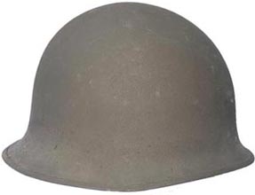 Bombe métallique sans écusson.