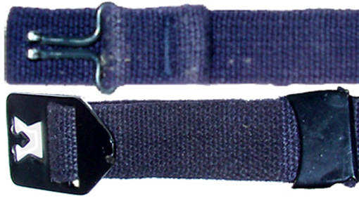 Jugulaire bleue de la Gendarmerie.