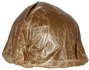 Emballage papier huilé.