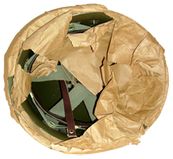 Emballage du sous-casque.