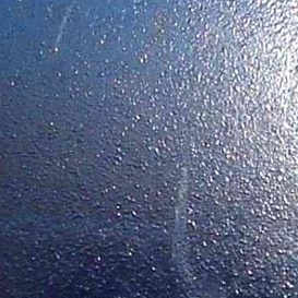 Moulage grenelé bleu non peint.