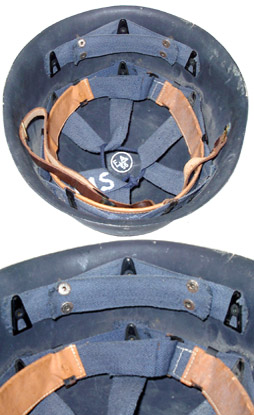 Sous-casque de type1 bleu marine.