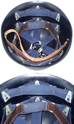 Sous-casque de type2 bleu marine.