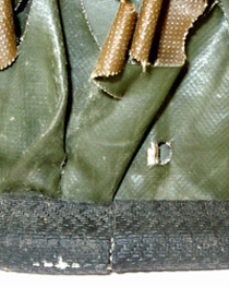 Détail du joint de portière.