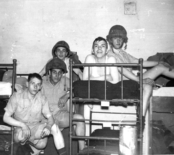 Montage éphémère du filet individuel Mle 50.