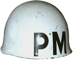 Police militaire de garnison.