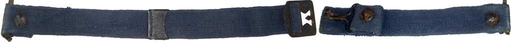 Jugulaire bleue, type 1. Jugulaire bleue, type 1.