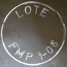 Marquage de la bombe M964 Portugais.