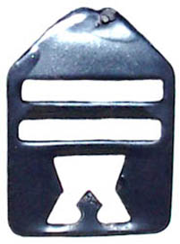 Plaque ajourée vernie bleu-nuit. Plaque ajourée vernie bleu-nuit.