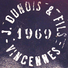 Mle 51, DUNOIS Vincennes 1969. Mle 51, DUNOIS Vincennes 1969.
