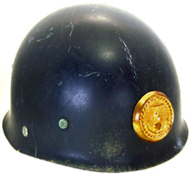 Sous-casque de type 2 bleu d'origine. Sous-casque de type 2 bleu d'origine.