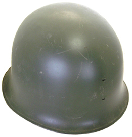 Bombe bleu nuit repeinte en vert armée. Bombe bleu nuit repeinte en vert armée.