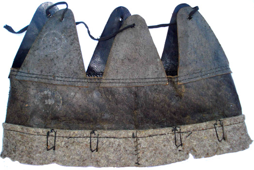 Vue à plat intérieure.