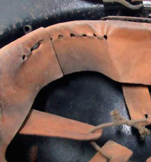 Perforations de réglage.