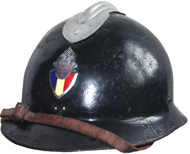 Modèle 26, Police d'état de Seine et Oise, avec cimier en aluminium décapé.