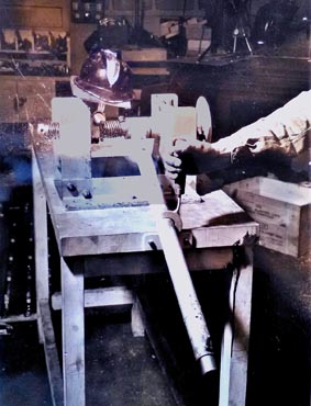 Casque type 20 modifié  (CU) en cours de test.