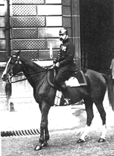 La police montée de la PP.