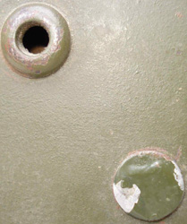 Rivet d'aération. Rivet d'aération.
